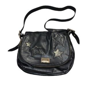 Juicy Couture Crossbody Star Patches Black